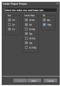 GRASS VALLEY EDIUS EDIT ANYTHING 6.0 - Spécifiez le dossier de projet par défaut. - 2