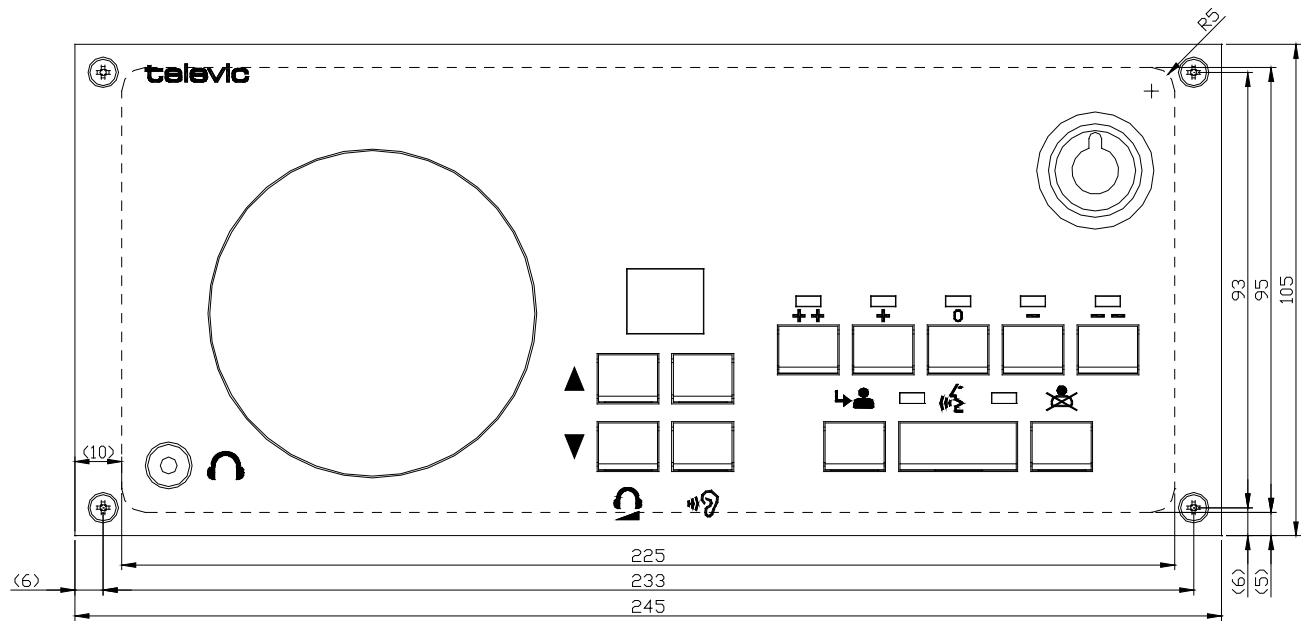 TELEVIC FD-MV5CS - Dimensions - 1