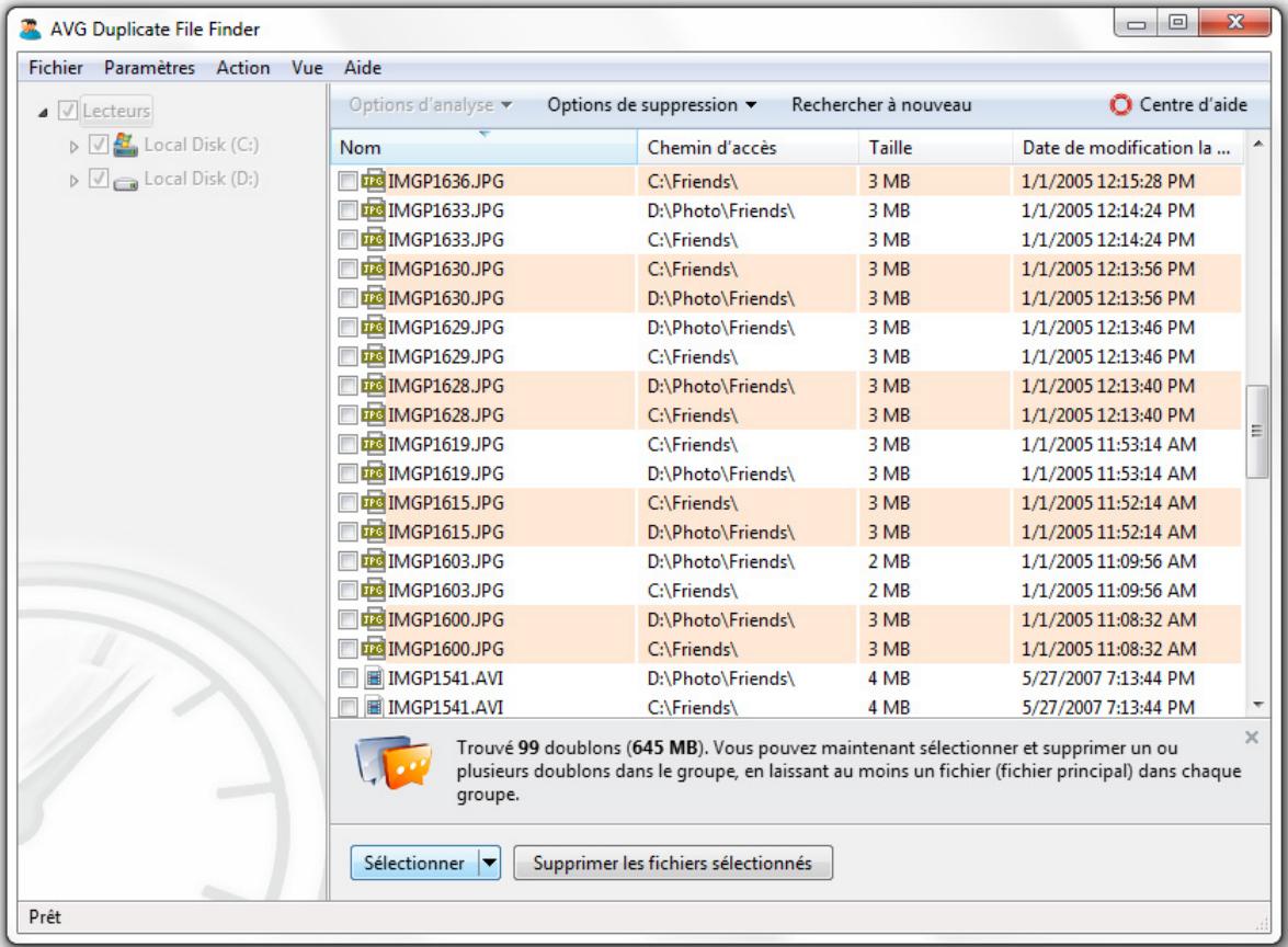 AVG PC TUNEUP 2011 - Rechercher et supprimer les fichiers identiques - 1