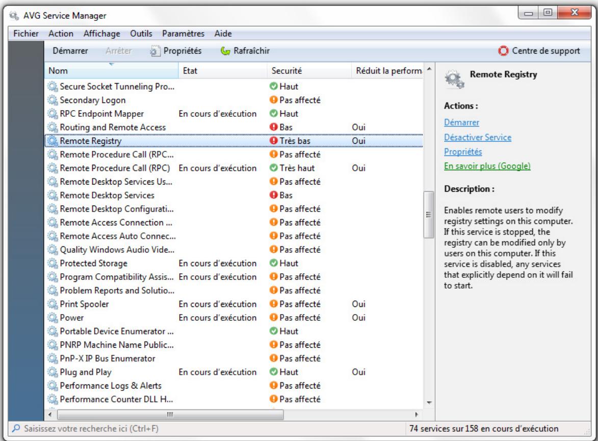 AVG PC TUNEUP 2011 - Désactiver les services inutiles - 1