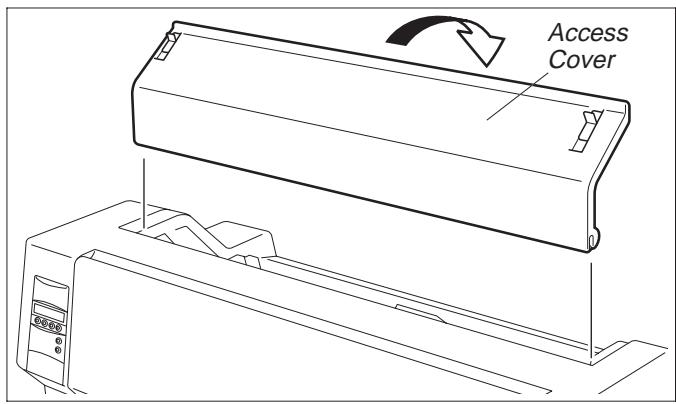 TALLY T2030-9 - Installing the ribbon cassette - 11