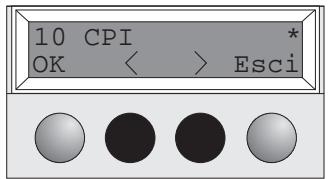 TALLY T2030-9 - > Impostazione del passo dei caratteri - 5