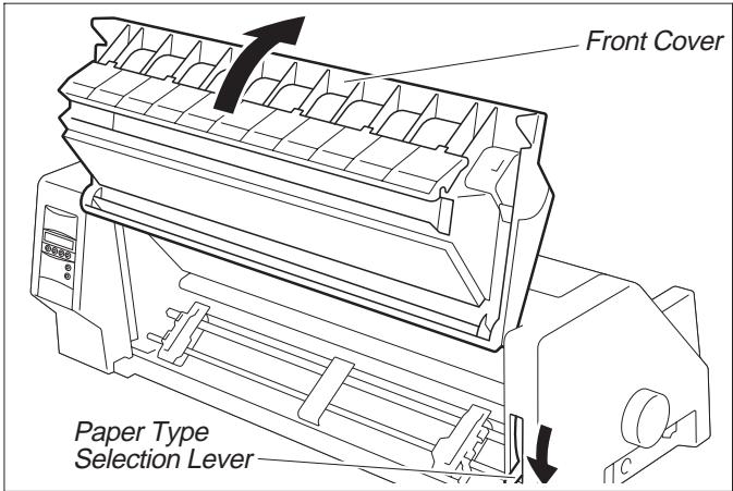 TALLY T2030-9 - Printer in fanfold paper mode - 1