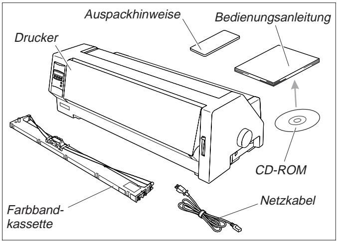 TALLY T2030-9 - > Drucker auspacken - 1