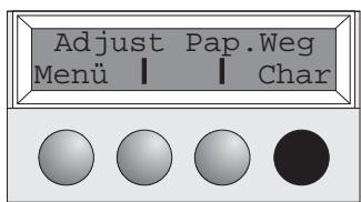 TALLY T2030-9 - > Schriftart wahlen - 1