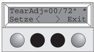 TALLY T2030-9 - Abreißposition einstellen - 7