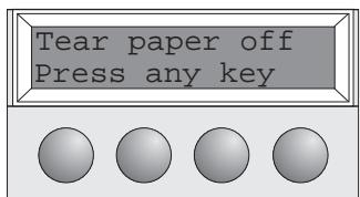 TALLY T2030-9 - Setting the print head gap - 12