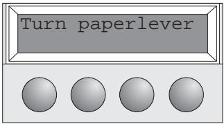 TALLY T2030-9 - Setting the print head gap - 16