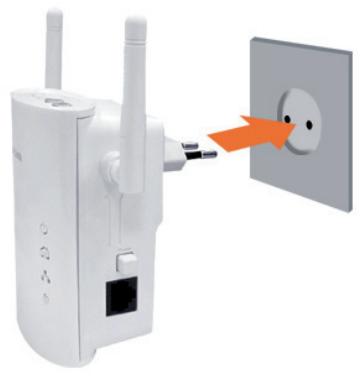 D-LINK DHP-W310AV - Connexion de l'adaptateur Powerline AV - 1