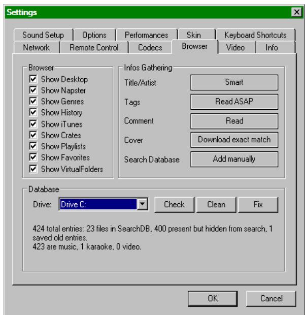 ATOMIX VIRTUAL DJ - GESTION DE LA BASE DE DONNEE - 2