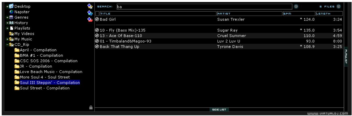 ATOMIX VIRTUAL DJ - GESTION DE LA BASE DE DONNEE - 4