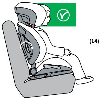 BESAFE IZI UP X3 FIX - Installation de l'enfant - 1