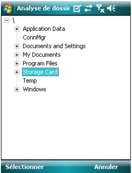 ESET MOBILE ANTIVIRUS - Analyser un dossier - 2