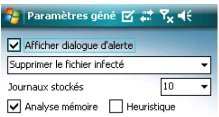 ESET MOBILE ANTIVIRUS - Paramètres - 2
