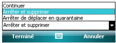 ESET MOBILE ANTIVIRUS - Configurer les objets d'analyse - 4