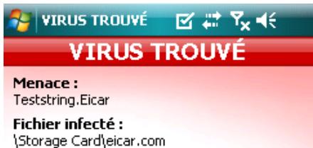 ESET MOBILE ANTIVIRUS - Configurer les objets d'analyse - 5
