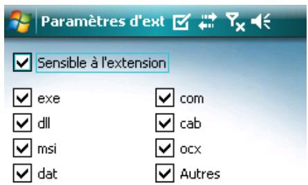 ESET MOBILE ANTIVIRUS - Configurer les objets d'analyse - 1