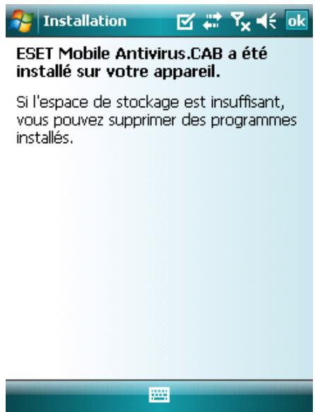 ESET MOBILE ANTIVIRUS - Installation sur l'appareil - 3
