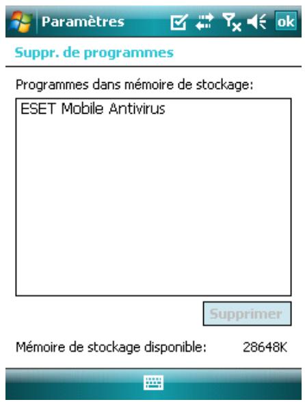 ESET MOBILE ANTIVIRUS - Désinstallation - 2