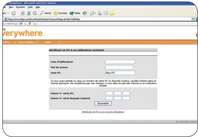 LAPLINK EVERYWHERE 4 - Attribution de PC supplémentaires à un compte LLE existant - 1
