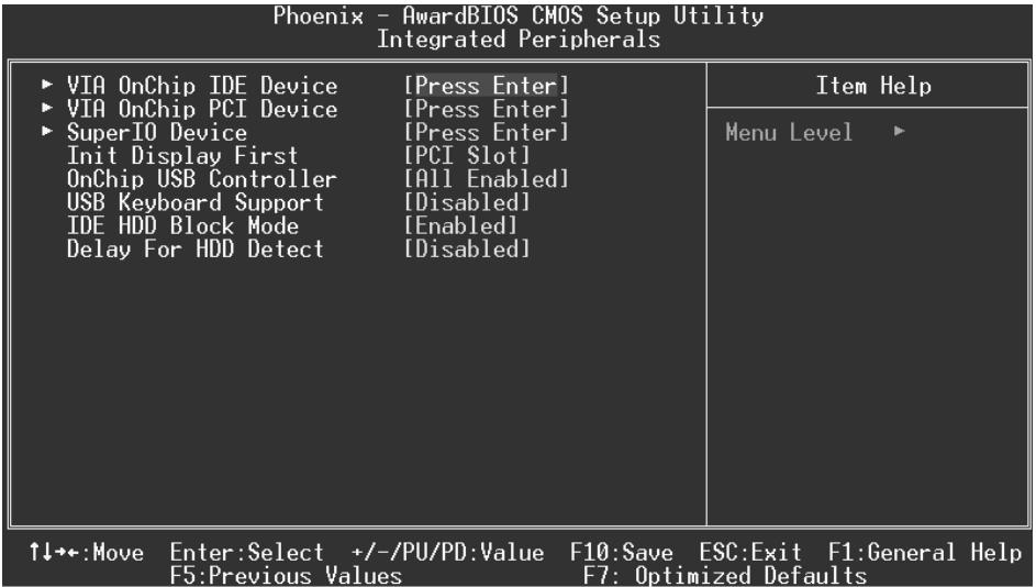 BIOSTAR U8668-D - Integrated Peripherals - 1