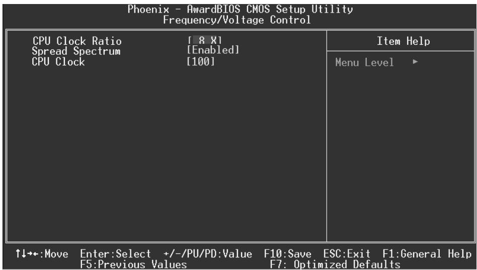 BIOSTAR U8668-D - Frequency Control - 1