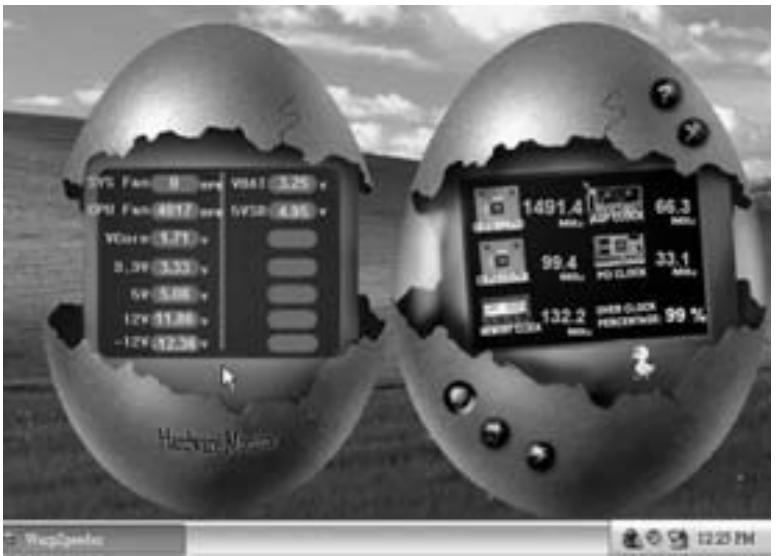 BIOSTAR U8668-D - Hardware Monitor Panel - 1