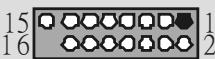 BIOSTAR U8668-D - Audio Subsystem: JCDIN1/ JAUDIO1 (only support for version 5.1 &amp; 5.A) - 1