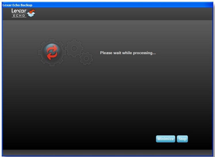 LEXAR ECHO BACKUP - Haayano nepBoro pe3epBHOro konnpoBaHnra - 1