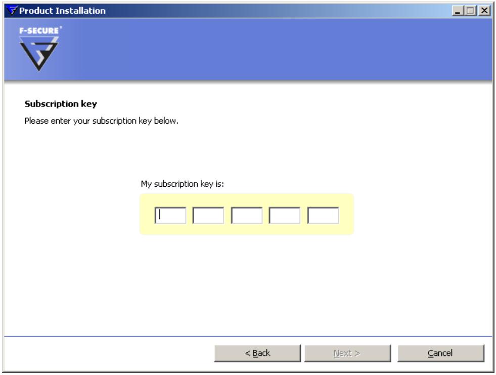 F-SECURE PSB E-MAIL AND SERVER SECURITY - Installation du logiciel - 1