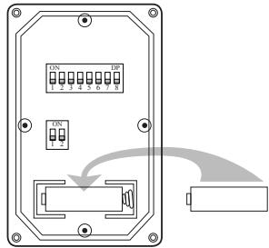 AUDIOLINE RINGFLASH 100 - Connecting the doorbell unit (RingFlash 200 only) - 3