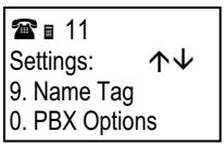 ENGENIUS DURAFON 1X - Programmable PBX Options - 1