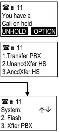 ENGENIUS DURAFON 1X - Call Transfer - 1