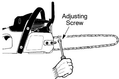 POULAN PRO PP3516 - Adjusting the tension: - 1