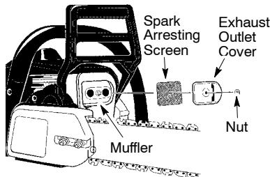 POULAN PRO PP3516 - Cleaning the air filter: - 2