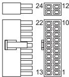 OCZ ZS SERIES 550WATT 80PLUS BRONZE - Connettor di alimentazione principale (20+4Pin) - 1