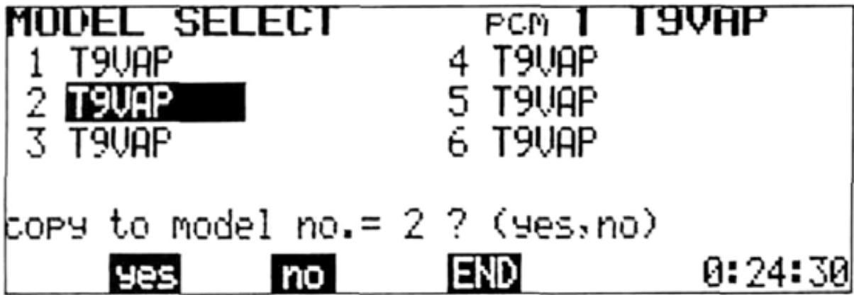 FUTUBA PCM 1024A - -MODEL COPY FUNCTION - 1