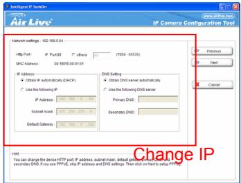 AIRLIVE WL-2600CAM - Installationsschritte - 4