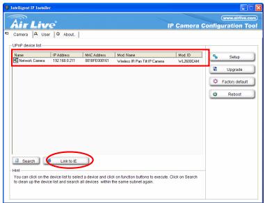 AIRLIVE WL-2600CAM - Instalace Kamery - 2