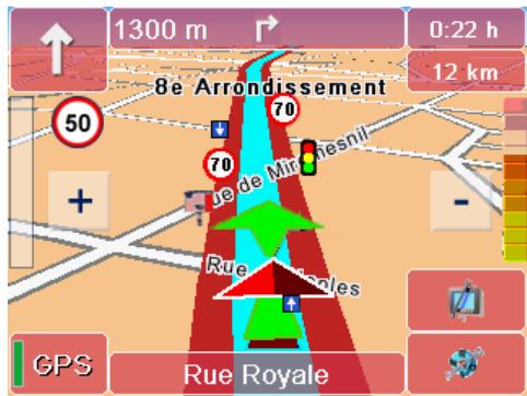 INVION GPS-7V1 - Démarrer la navigation en mode de simulation - 1