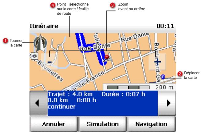 INVION GPS-7V1 - Manipuler la carte - 1