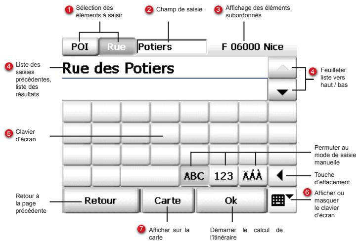 INVION GPS-7V1 - Choisir une adresse - 1