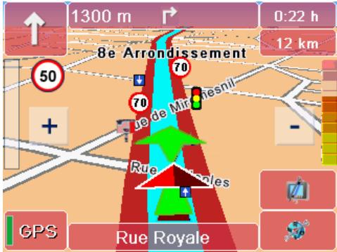 INVION GPS-7V1 - Démarrer la navigation - 1