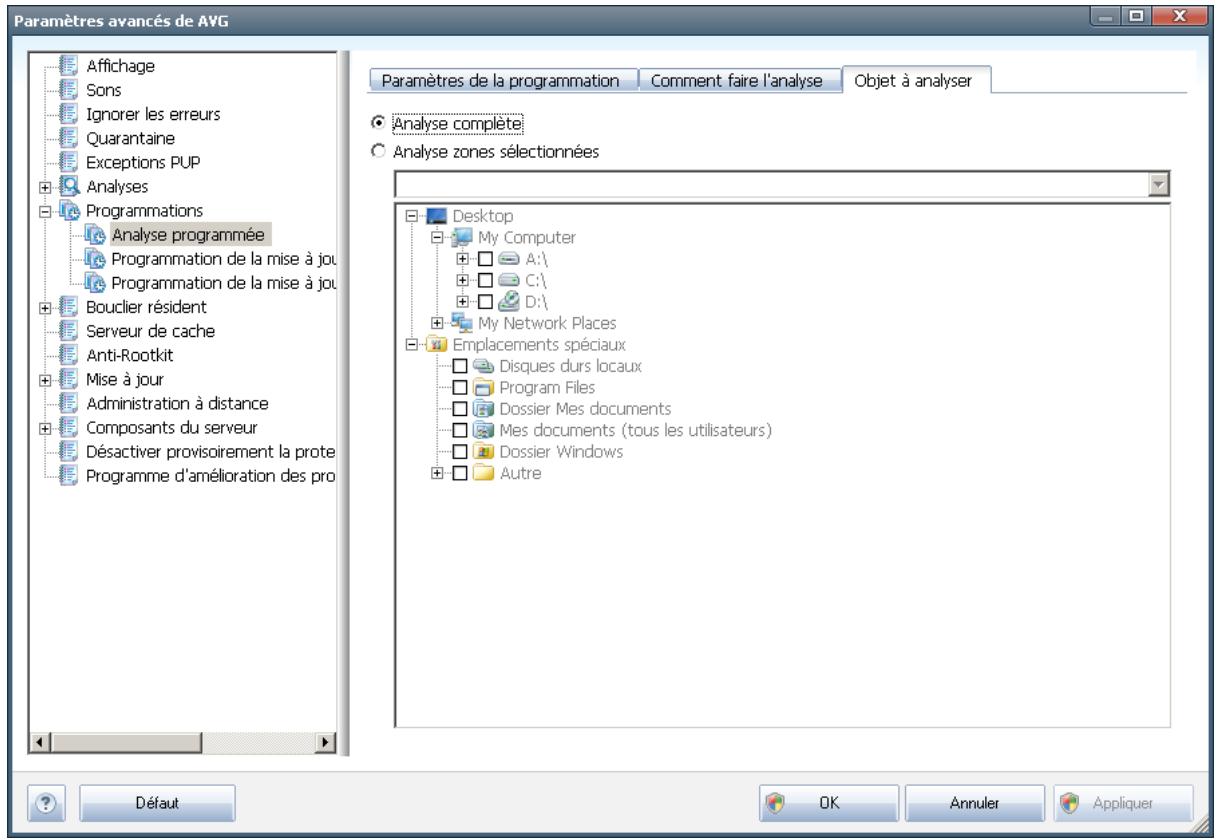 GRISOFT EDITION SERVEUR DE FICHIERS 2011 - Paramètres d'analyse supplémentaires - 2