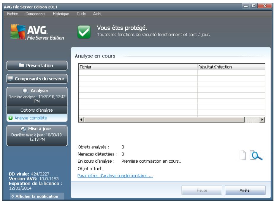 GRISOFT EDITION SERVEUR DE FICHIERS 2011 - Lancement de l'analyse - 1