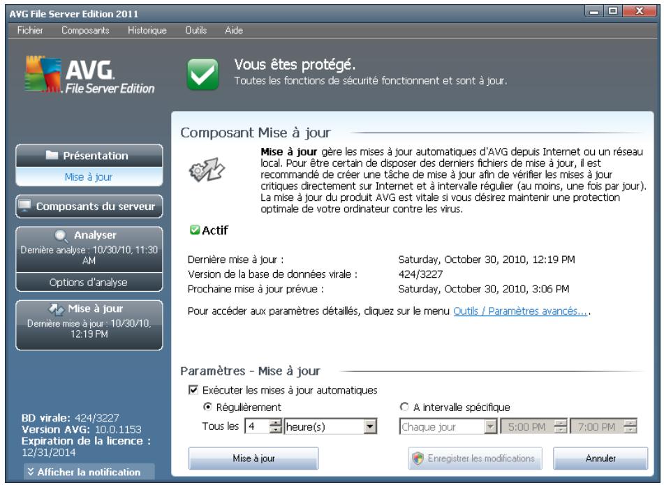 GRISOFT EDITION SERVEUR DE FICHIERS 2011 - Interface du composant mise à jour - 1