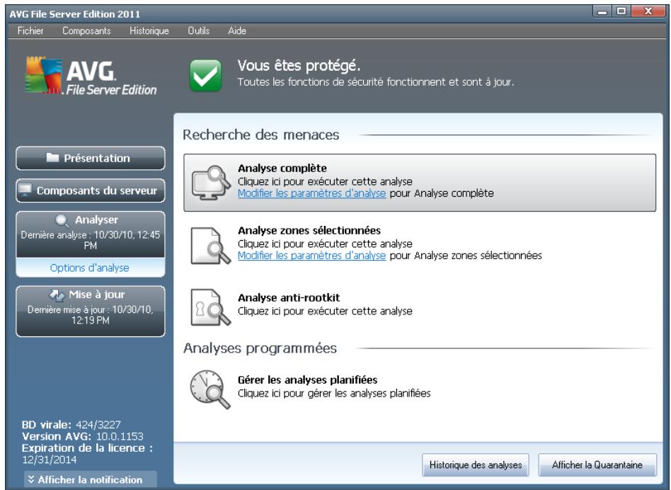 GRISOFT EDITION SERVEUR DE FICHIERS 2011 - Interface d'analyse - 1