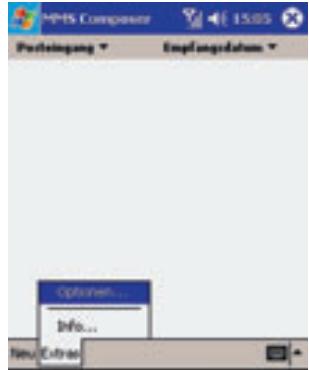 SWISSCOM QTEK 2020 - MMS Composer einstellen - 1