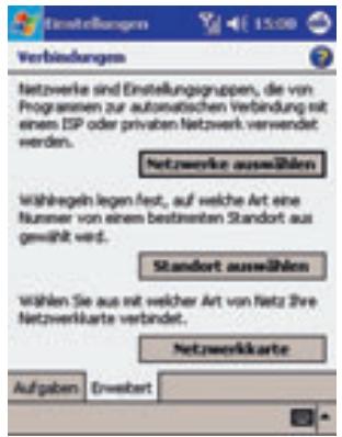 Verbindungen Netzwerke sind Einstellungsgruppen, die von Programmen zur automatischen Verbindung mit einen ISP oder privaten Netzwerk verwendet werden. Netzwerke auswählen Währegeln legen fest, auf welche Art eine Nunner von einem bestimmten Standort aus gewählt wird. Standort auswählen Wählen Sie aus mit welcher Art von Netz Ihre Netzverklarte verbindet. Netzverkkarte Aufgaben Erwebert