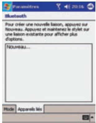 Paramètres Bluetooth Pour créer une nouvelle lesion, appuyez sur Nouveau. Appuyez et maintenez le stylet sur une lesion existente pour afficher plus d'options. Nouveau... Mode Apparels lés
